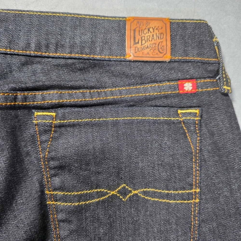 Lucky Brand Zoe Skinny Ankle Crop Jeans Womens 10/30 Dark Wash